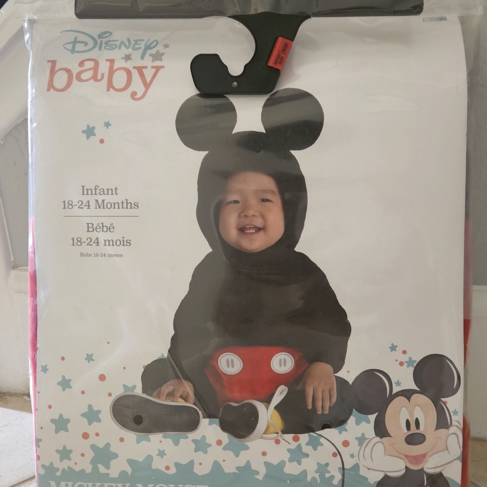 Disney Baby Mickey Mouse Costume - Black and Red